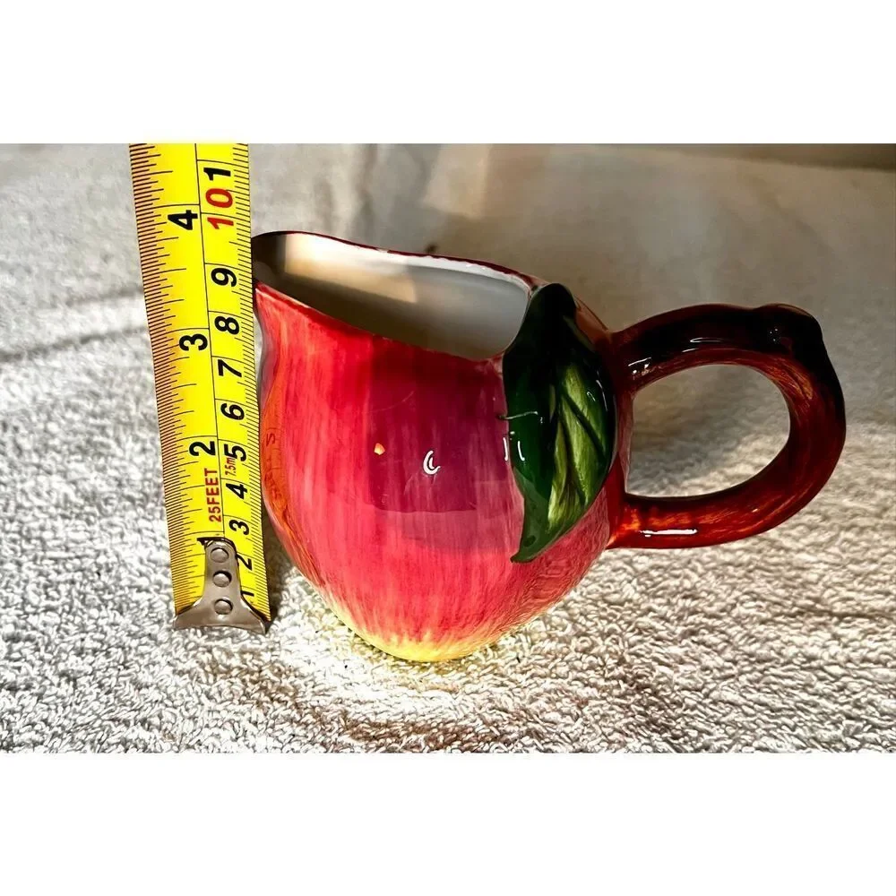 Vintage Apple Creamer Pitcher EUC